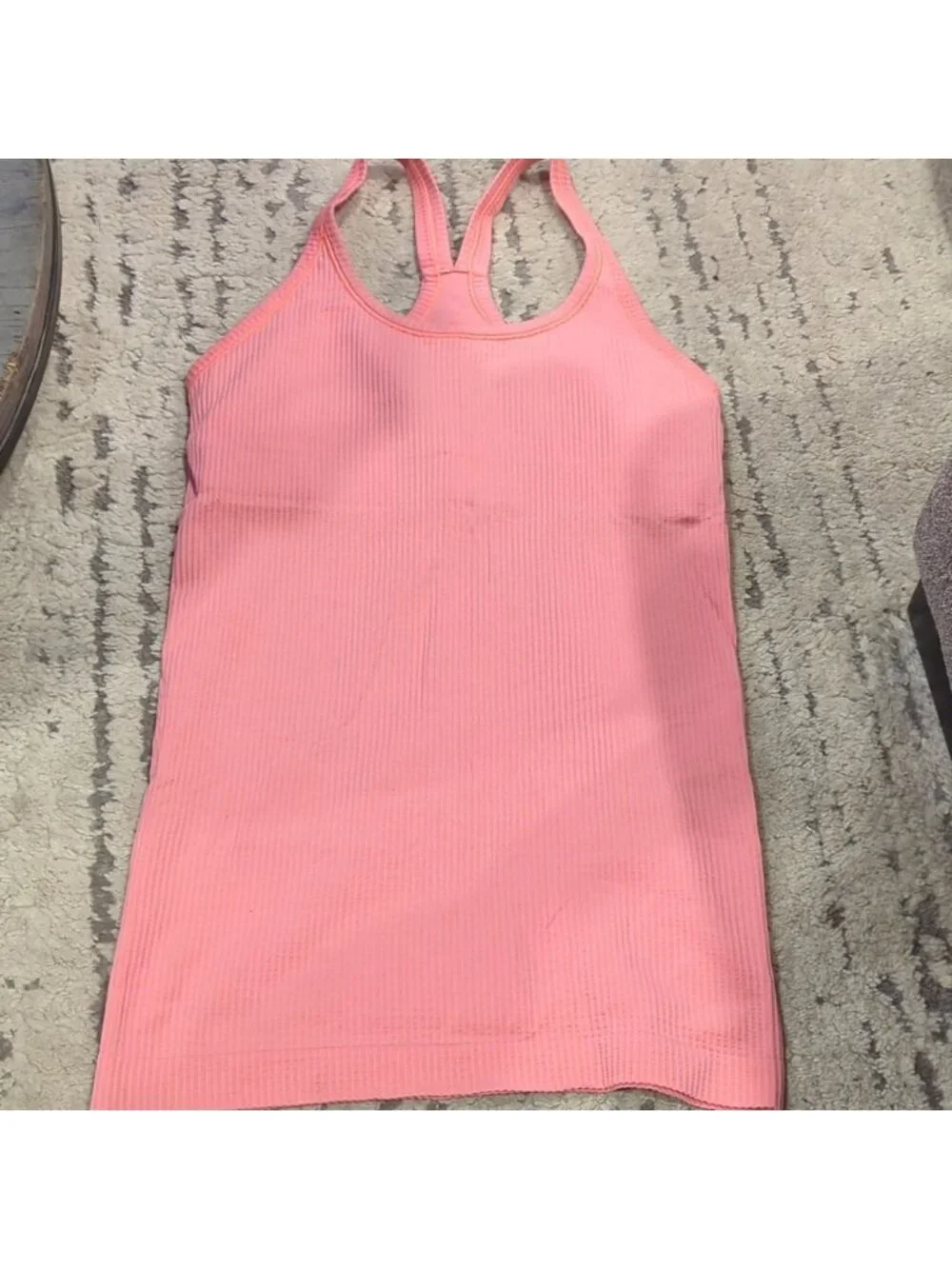 Lululemon Ebb to Street Tank Top Raspberry Cream